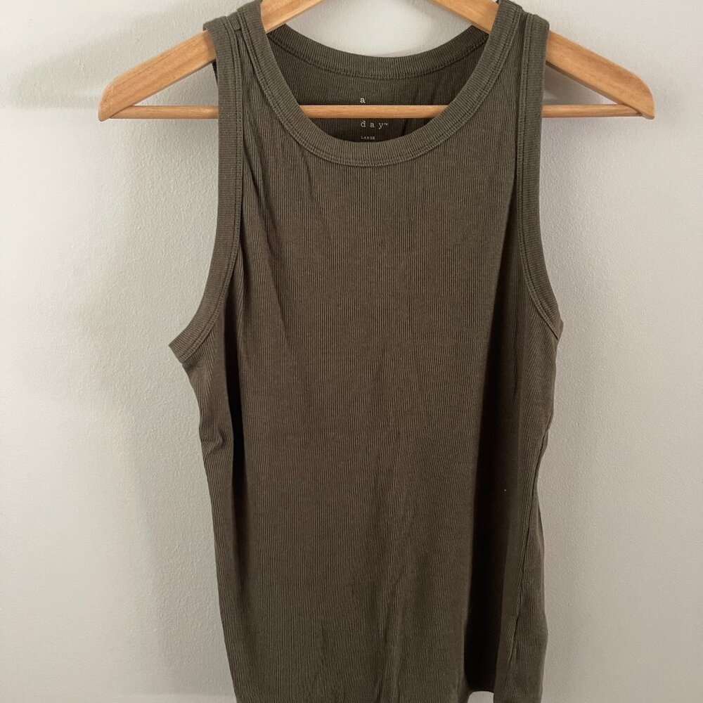 Dark Green Women's Tank Top